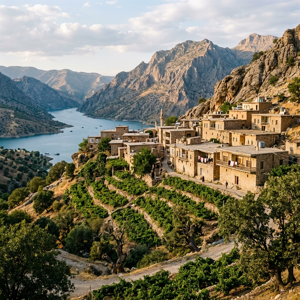 Jasana Village landscape in Sulaymani